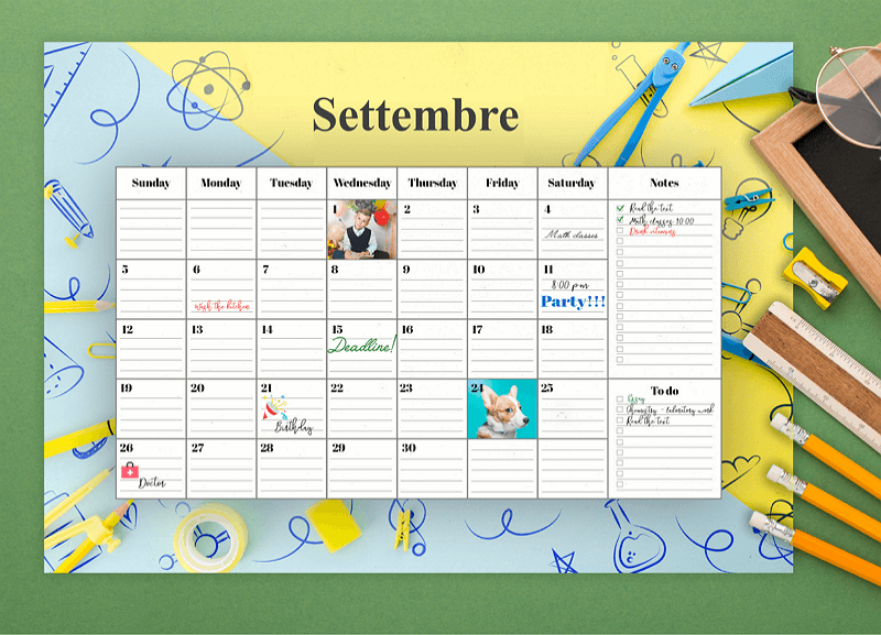 Calendario scuole